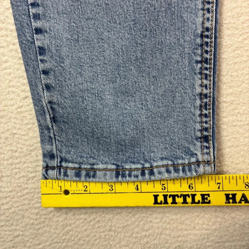 Levi 531 Athletic Slim Jeans Mens 36x34 Blue Distressed Stretch Streetwear Denim - Picture 7 of 7